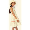 Anette Muslin Dress Ecru/Salmon - Dresses - 3