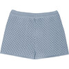 Carola Collared Openwork Short Blue - Shorts - 1 - thumbnail