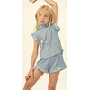 Charlotte Jersey Top, Blue - Shirts - 2