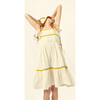 Anette Muslin Dress Ecru/Ochre - Dresses - 3