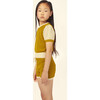 Bella Cotton Openwork Sweater Ochre/Ecru - Sweaters - 4
