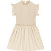 Charlotte Jersey Dress, Ecru - Dresses - 1 - thumbnail