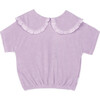 Amalia Terry Jersey T-Shirt, Mauve - T-Shirts - 1 - thumbnail