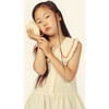 Althea Muslin Dress, Ecru/Salmon - Dresses - 3