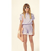 Amalia Terry Jersey Short, Mauve - Shorts - 2