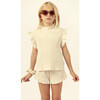 Charlotte Jersey Top, Ecru - Shirts - 4