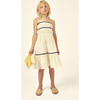 Anette Muslin Dress Ecru/Navy - Dresses - 3
