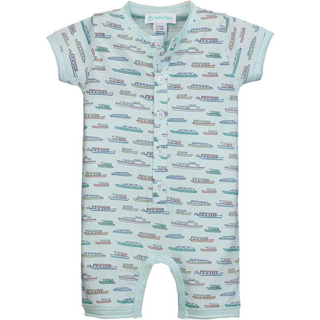 Henley Romper, River Cruise Aqua