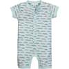 Henley Romper, River Cruise Aqua - Rompers - 1 - thumbnail