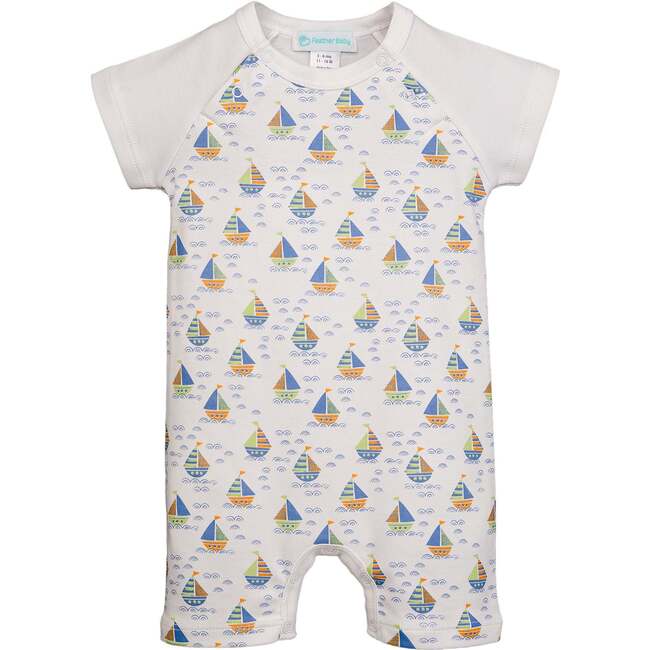 Sailor Romper, Sailing Sketchy Waters - Rompers - 1