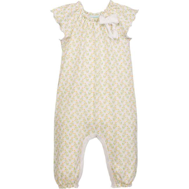 Bow Romper, Juniper - Rompers - 1