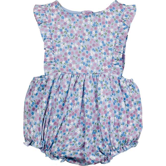 Frilly Bubble, Liliana on Sky Blue - Rompers - 1