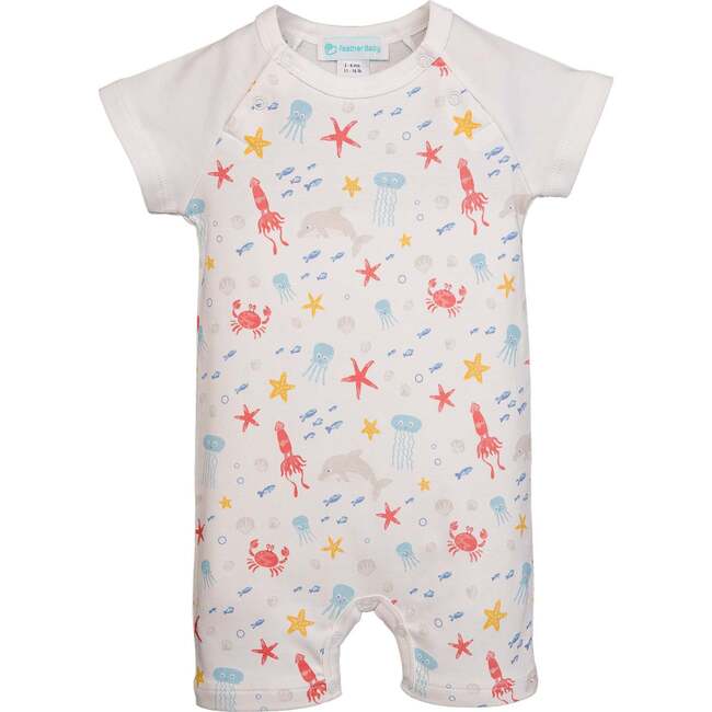 Sailor Romper, Calamari Cuddle Cove - Rompers - 1