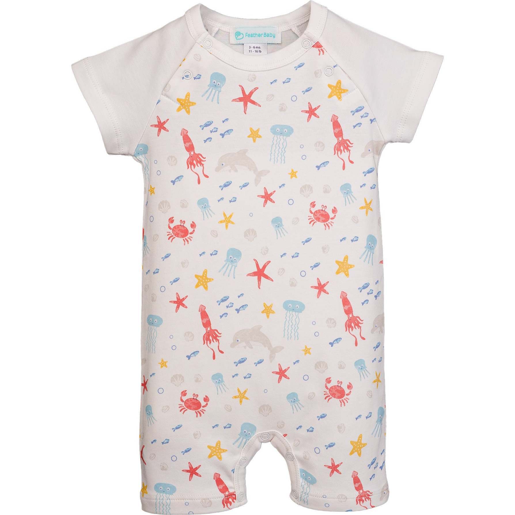 Sailor Romper, Calamari Cuddle Cove - Rompers - 1