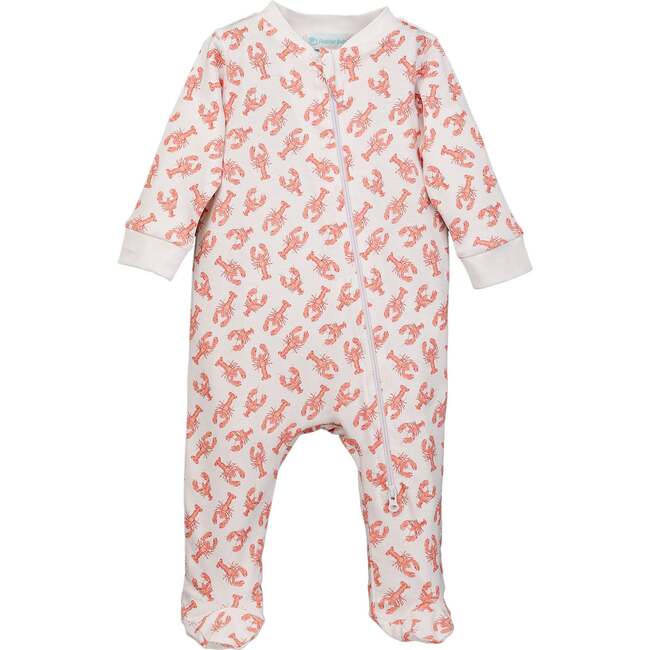 Zipper Footie, Crustacean Craze - Footie Pajamas - 1