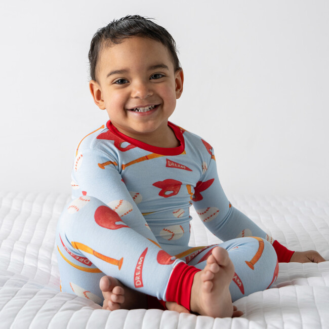 Toddler Bamboo Pajamas, Baseball - Pajamas - 2