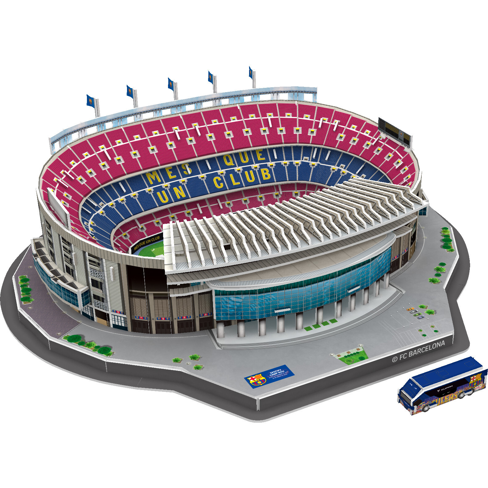 Spotify Camp Nou (FCB) Stadium 3D Puzzle - Action Figures - 1