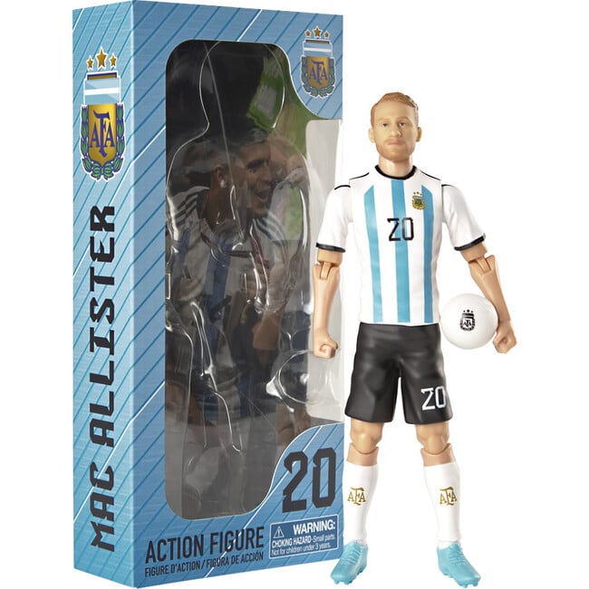 SOCKERS Argentina Mac Allister 8" Collectible Soccer Action Figure - Action Figures - 6