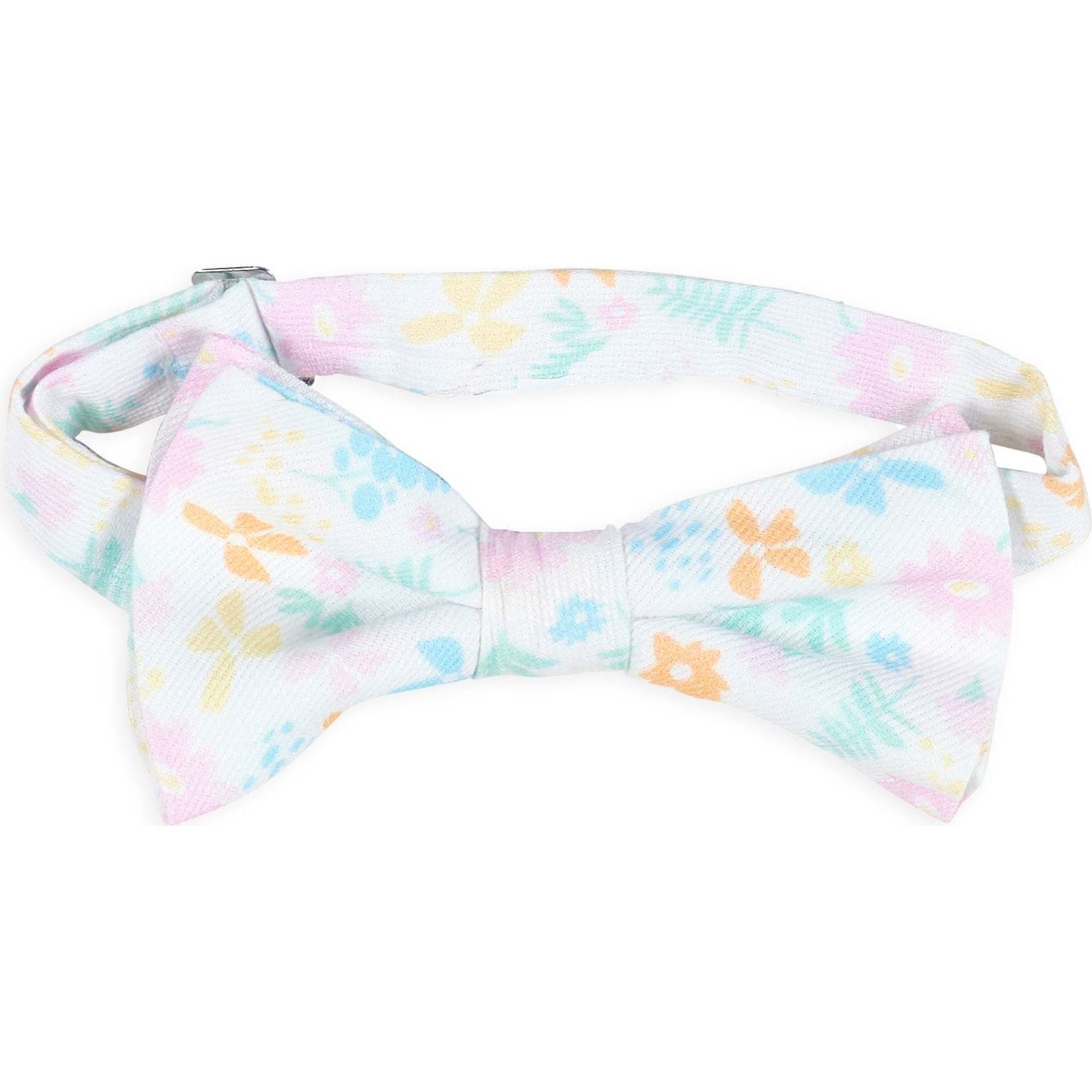 Floral Print Adjustable Bow Tie - Bowties & Ties - 1