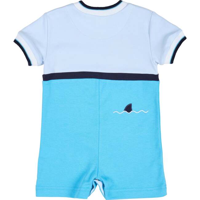 Knit Shortall With Ocean Scene - Rompers - 2