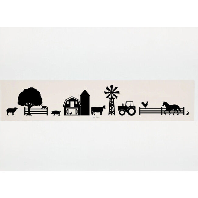 Black & White Newborn Farm Decal