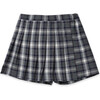 Play Pleated Skort in Grey Plaid - Skirts - 1 - thumbnail