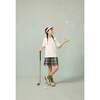 Play Pleated Skort in Grey Plaid - Skirts - 2