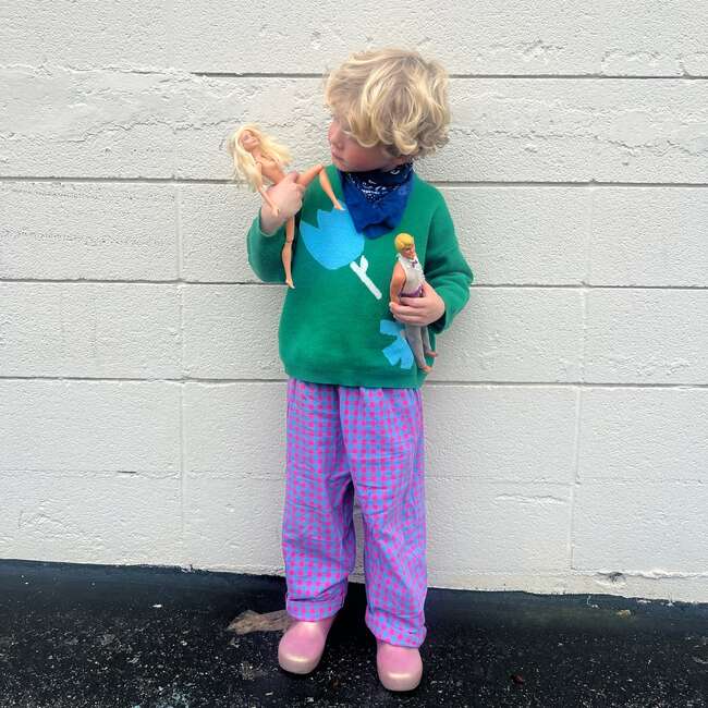Purple Plaid Pants, Plaid - Pants - 2