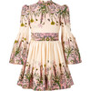 Chiara Mini Dress, Floral - Dresses - 1 - thumbnail