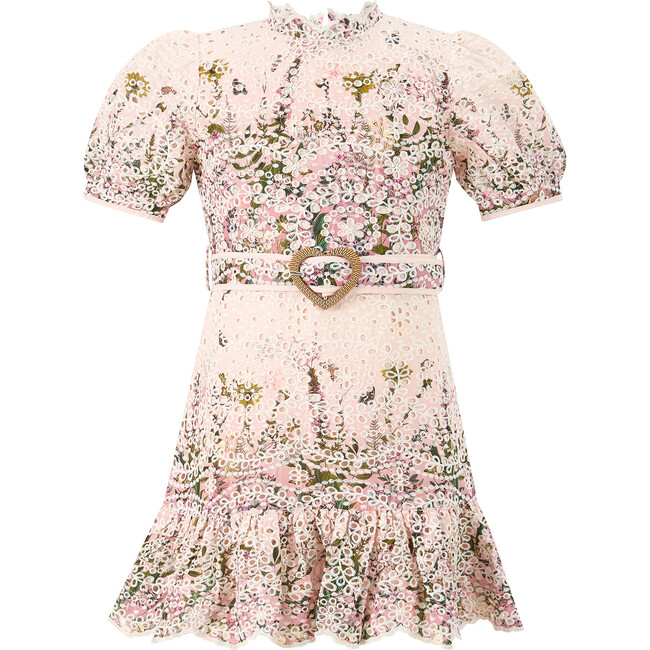 Chiara Embroidered Mini Dress, Floral