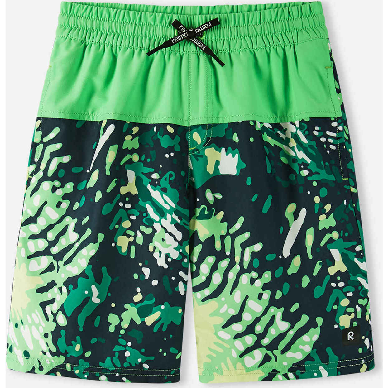 Papaija Beach Shorts, Summer Green - Swim Trunks - 1