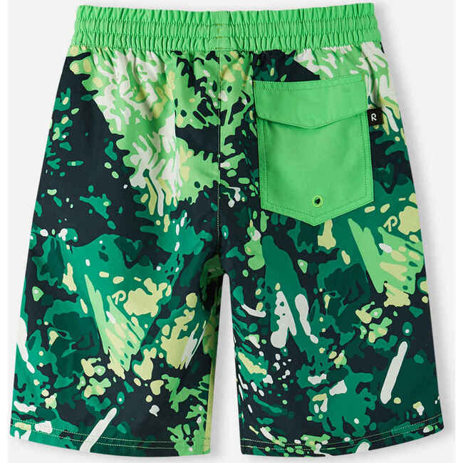 Papaija Beach Shorts, Summer Green - Swim Trunks - 2