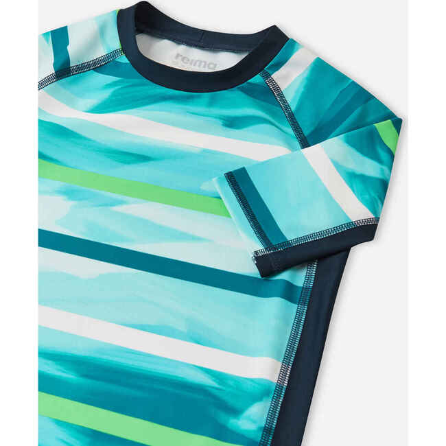Uiva Sunproof Shirt, Deep ocean - T-Shirts - 3