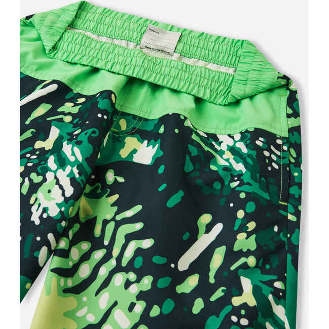 Papaija Beach Shorts, Summer Green - Swim Trunks - 4