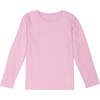 Women's Pink Jersey Long Sleeve Top - Pajamas - 1 - thumbnail