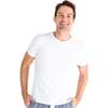 Men's White Jersey T-Shirt - Pajamas - 1 - thumbnail