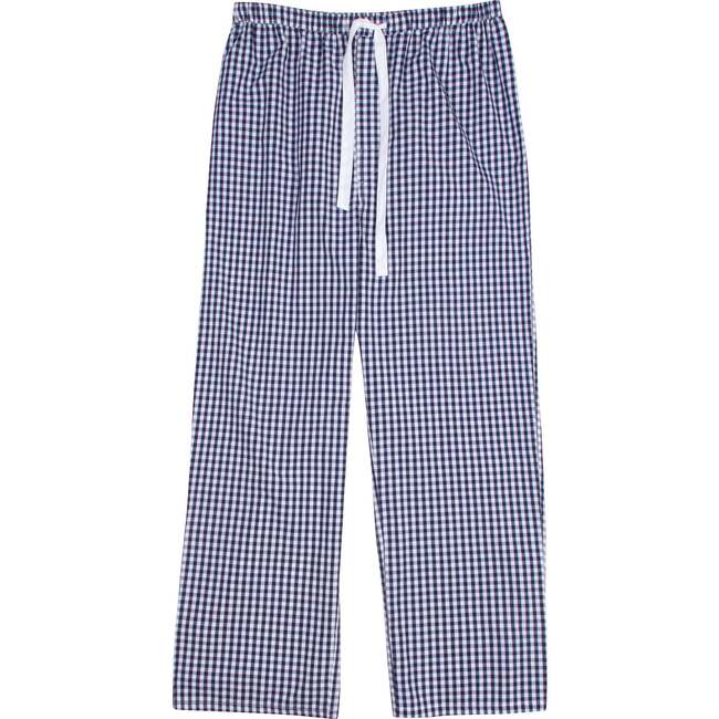 Men's Hepburn Gingham Navy PJ Pants - Pajamas - 1