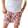 Men's Martinique® Pink Banana Leaf Sleep Shorts - Pajamas - 4