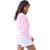 Women's Pink Jersey Long Sleeve Top - Pajamas - 6