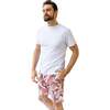 Men's Martinique® Pink Banana Leaf Sleep Shorts - Pajamas - 5