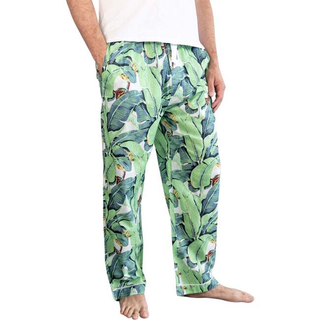 Men's Martinique® Green Banana Leaf PJ Pants - Pajamas - 4