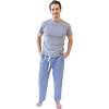 Men's Hepburn Gingham Navy PJ Pants - Pajamas - 3