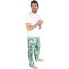 Men's Martinique® Green Banana Leaf PJ Pants - Pajamas - 5