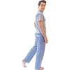 Men's Hepburn Gingham Navy PJ Pants - Pajamas - 5