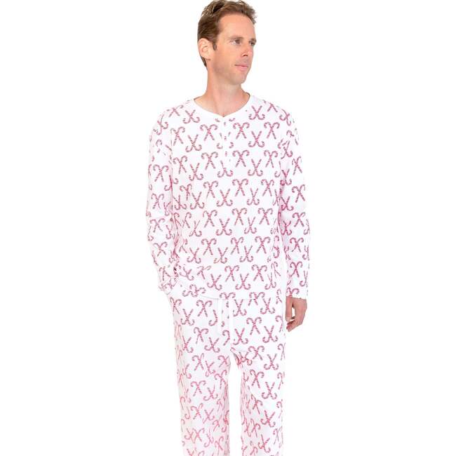 Men's Candy Cane Henley - Pajamas - 4