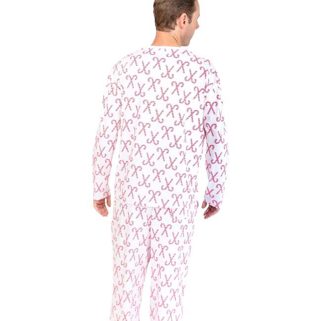 Men's Candy Cane Henley - Pajamas - 7