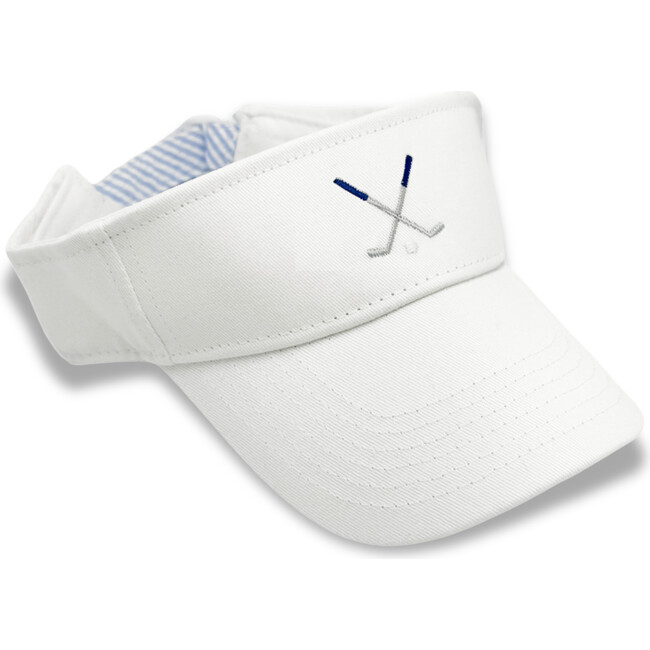 Golf Clubs Visor, White