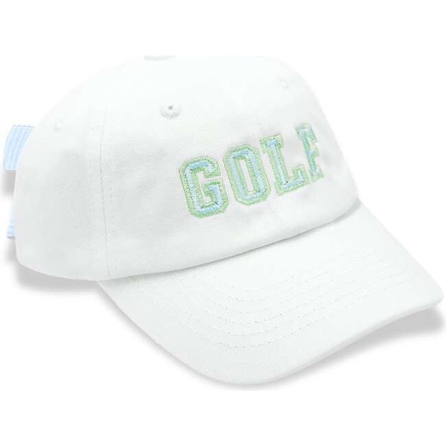 GOLF Bow Baseball Hat, White - Hats - 1