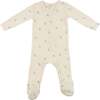 Mini Sailboats Footie , Milk - Footie Pajamas - 1 - thumbnail