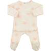 Mini Butterflies Pink Kimono Set, Milk - Mixed Apparel Set - 1 - thumbnail